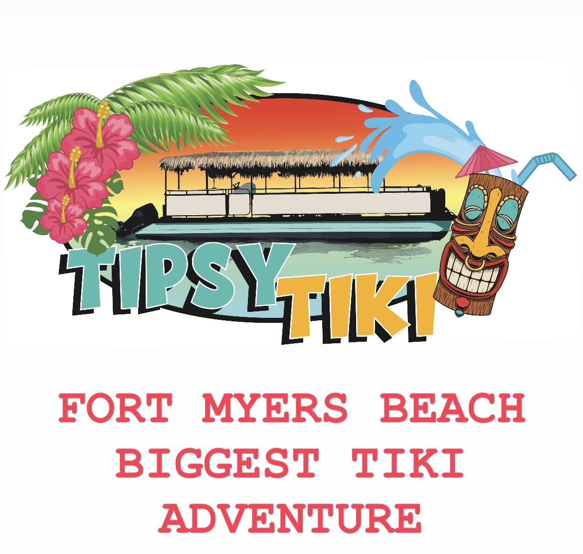 Tipsy Tiki. Fort Myers Beach biggest Tiki Adventure. The one and only floating tiki beer wine & seltzer bar.